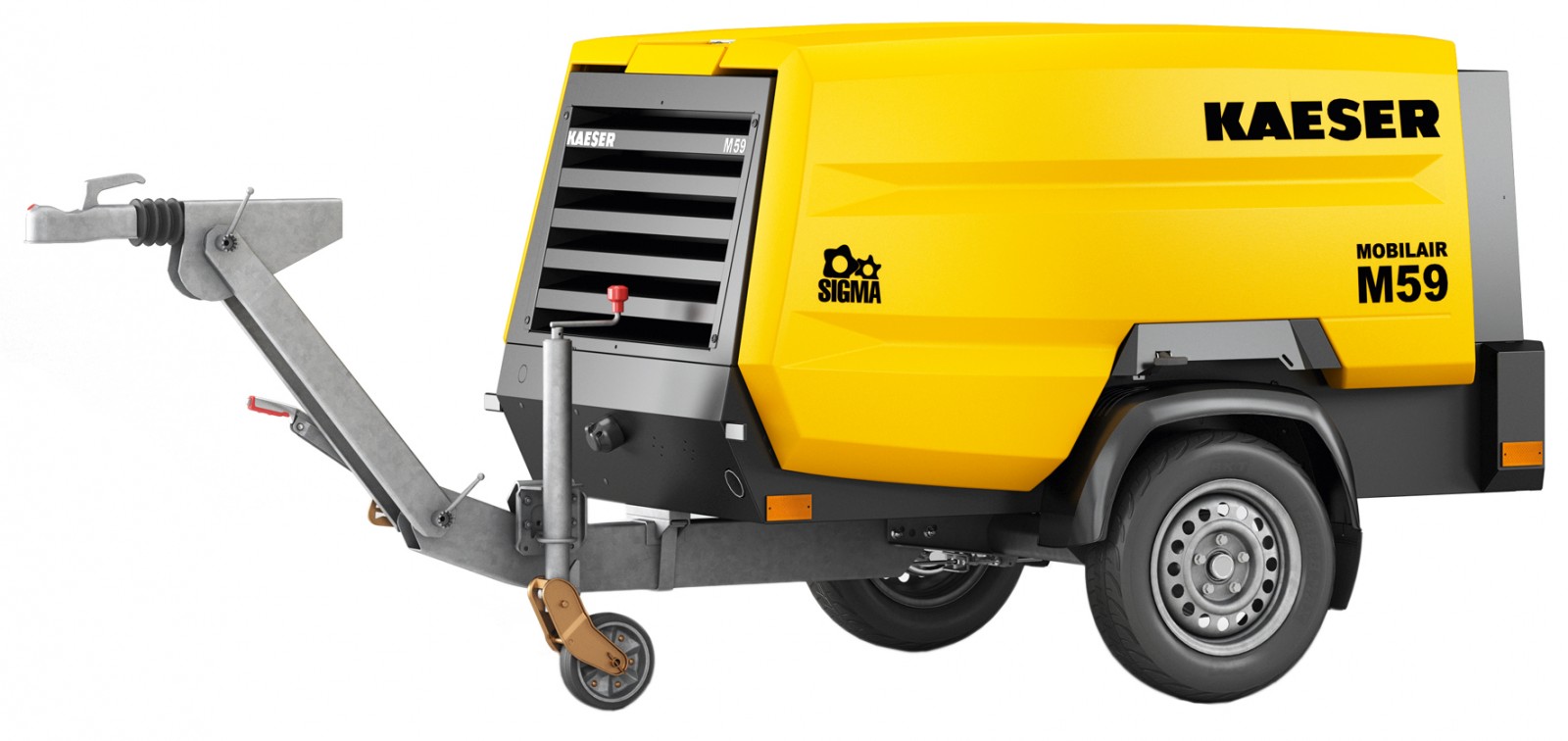 Kompressor diesel trykk < 6 bar mengde < 14 m3/min